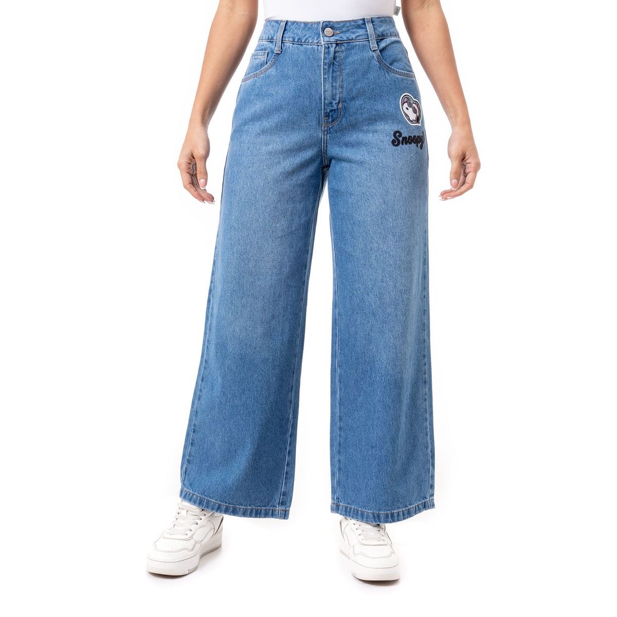 PIONIER - Pantalon Denim Mujer Londra-Snoopy Pionier