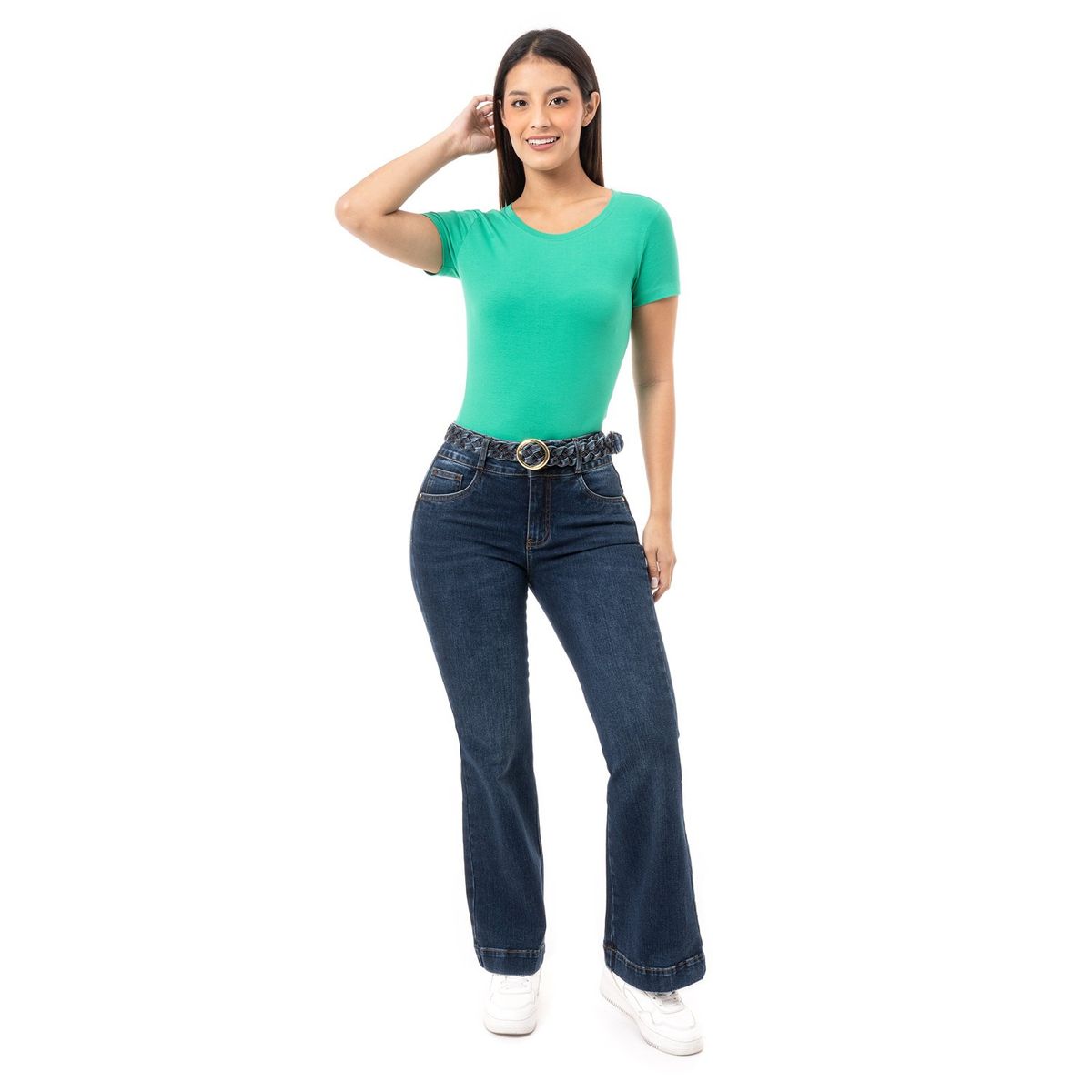 PIONIER - Pantalon Denim Stretch Mujer Jimih Pionier