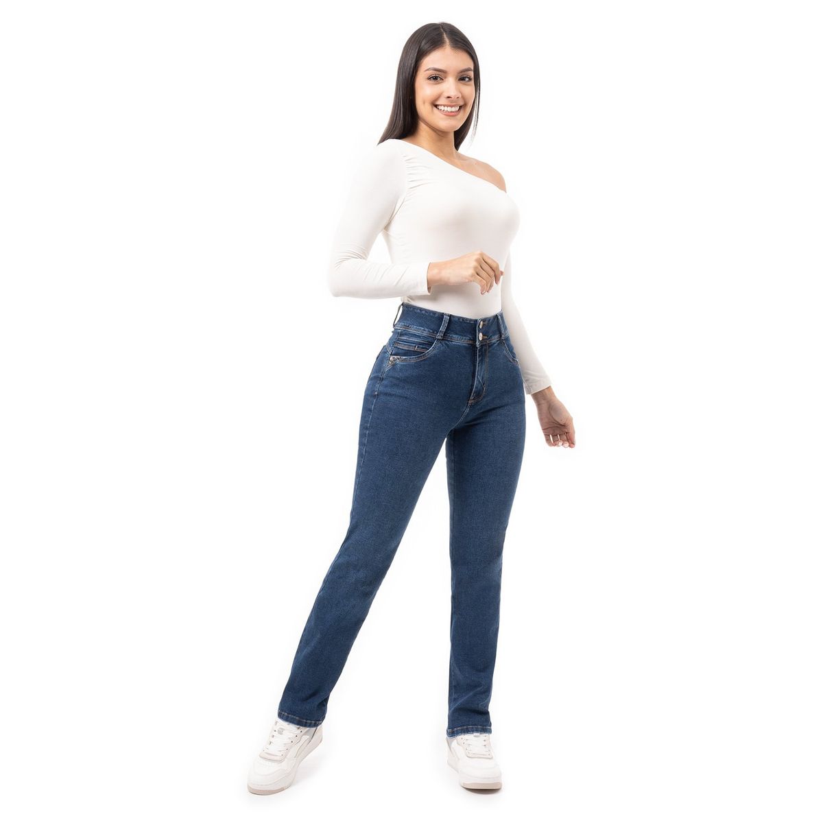 PIONIER - Pantalon Denim Stretch Mujer Jannet Pionier