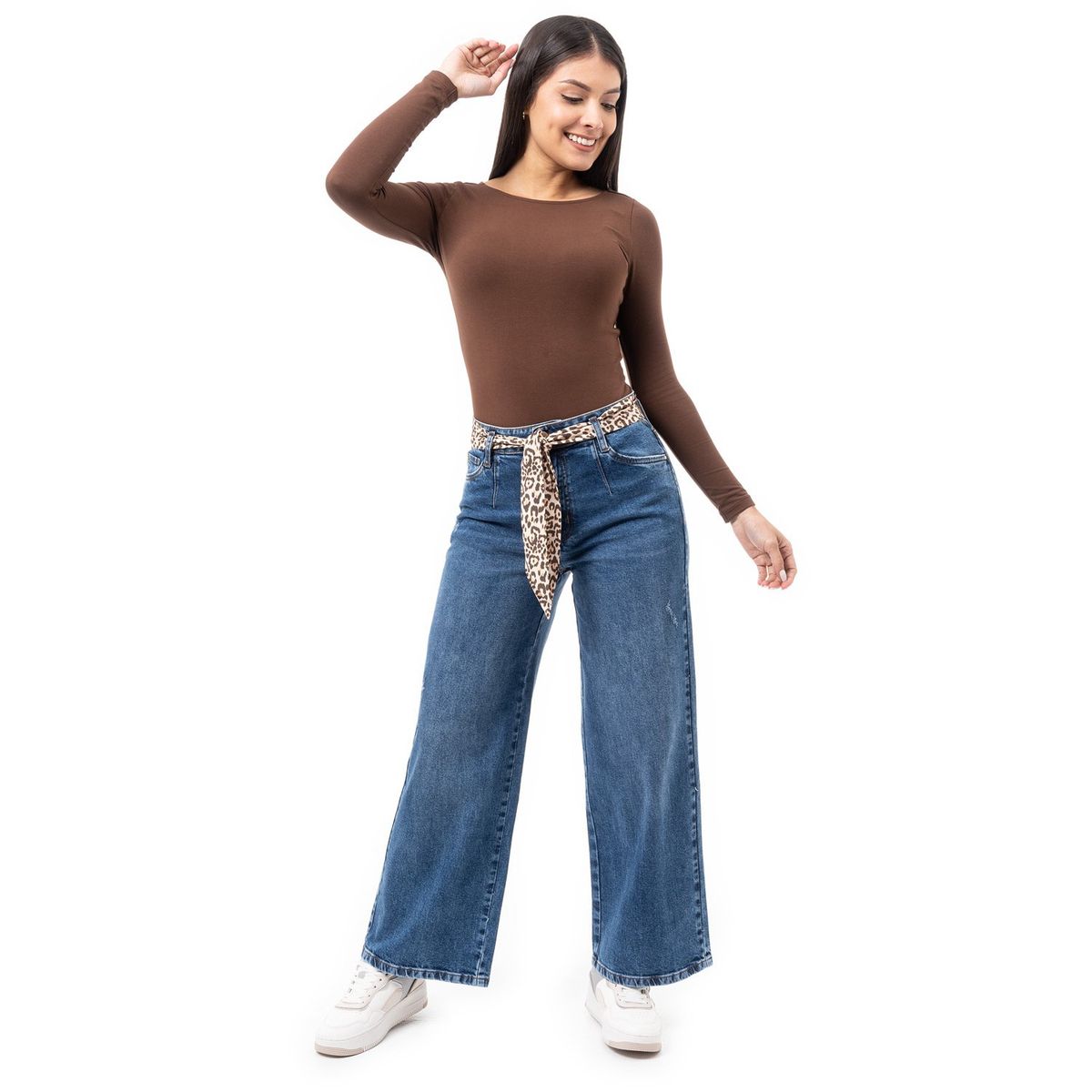 PIONIER - Pantalon Denim Stretch Mujer Jalnet Pionier