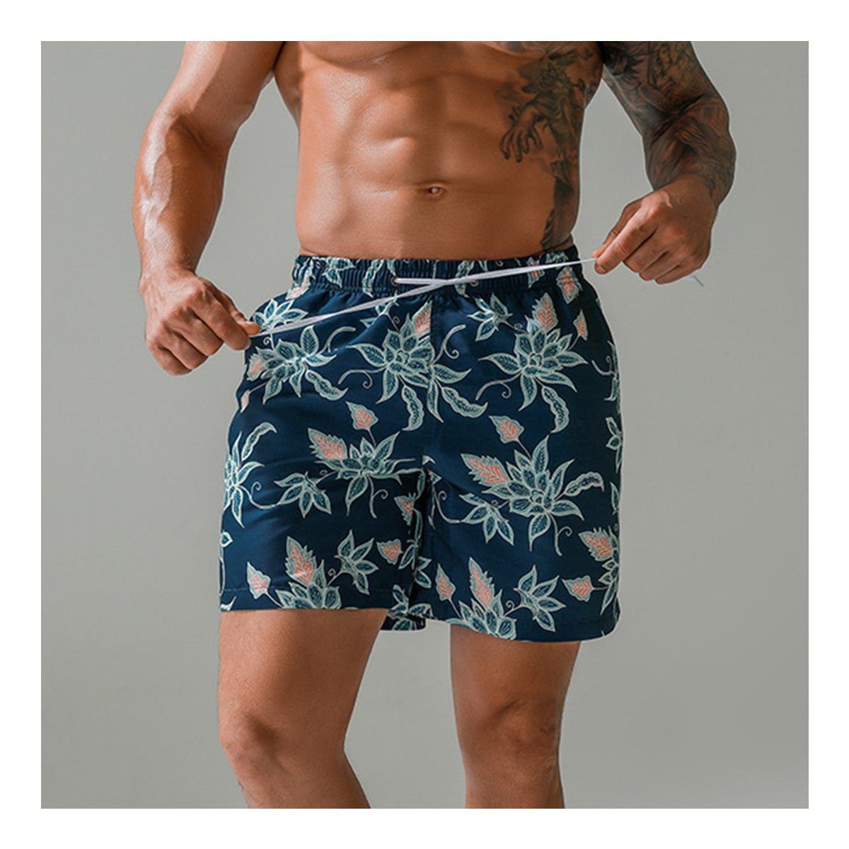 ZIMRAHYG - Pantalones Cortos Playa Casual De Secado Rápido Para Hombre
