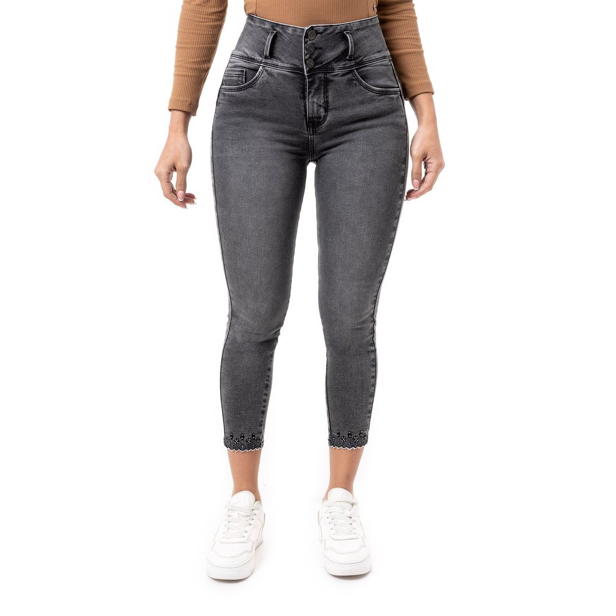 PIONIER - Pantalon Denim Stretch Mujer Irlah Pionier