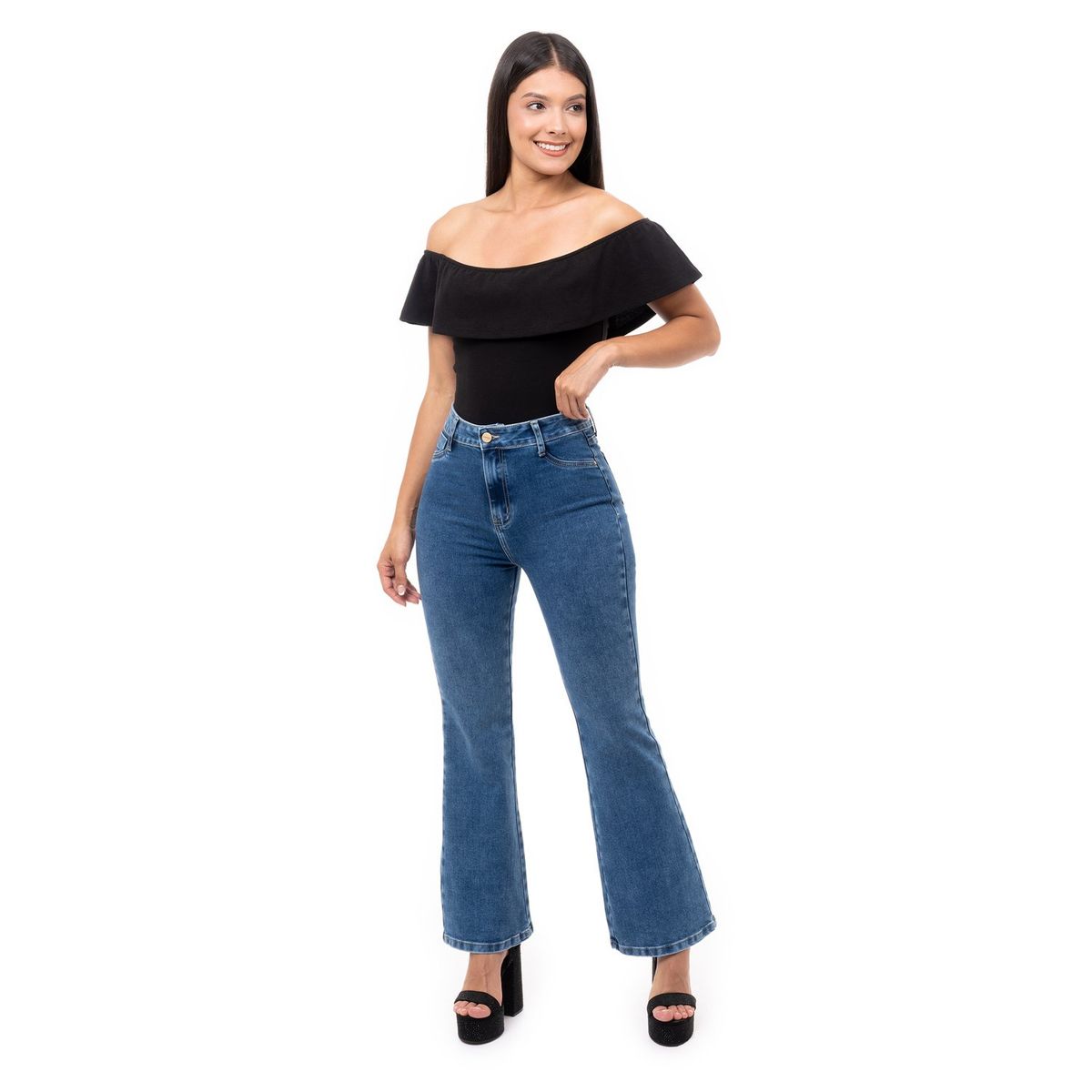 PIONIER - Pantalon Denim Stretch Mujer Hannye Pionier