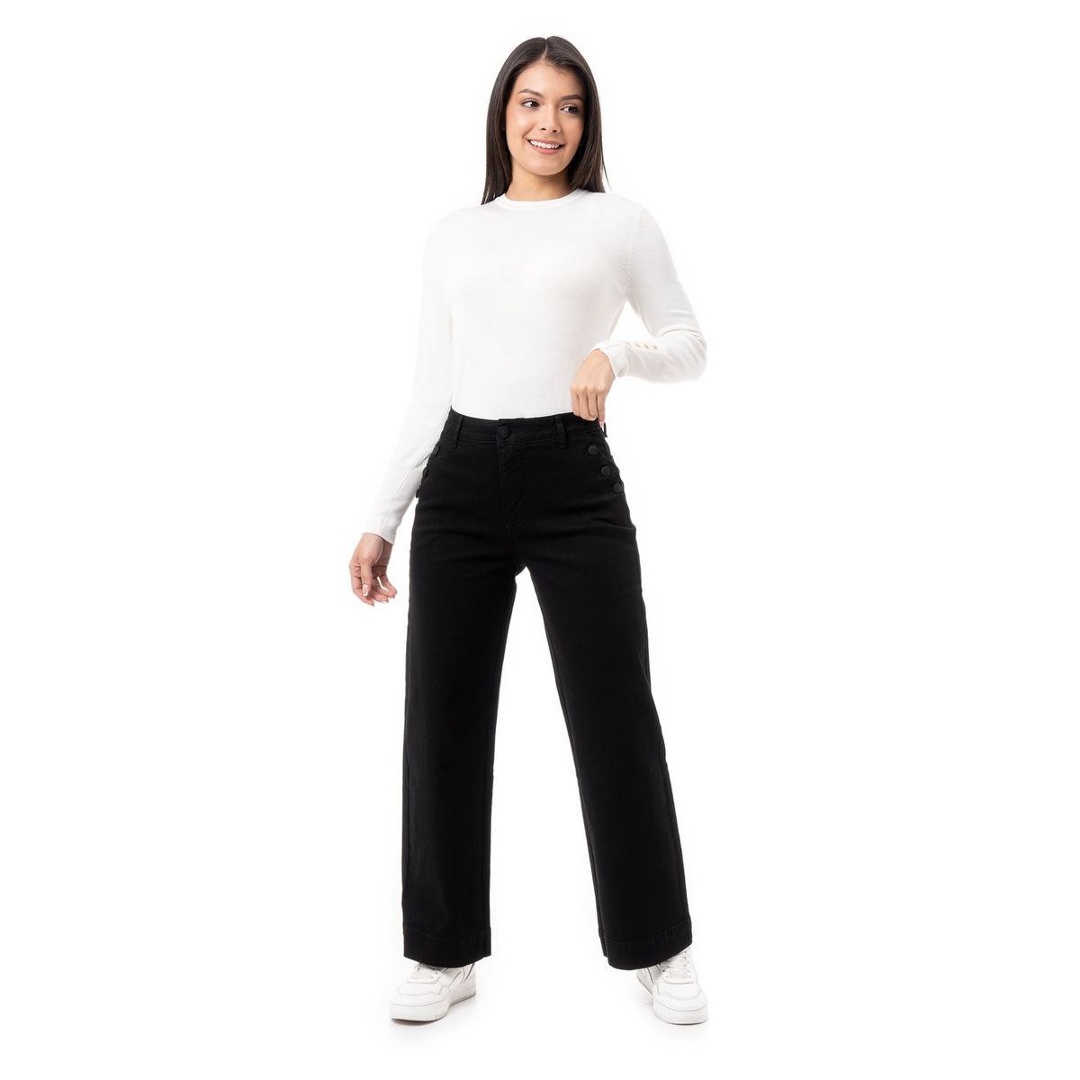 PIONIER - Pantalon Drill Stretch Mujer Hamabel Pionier