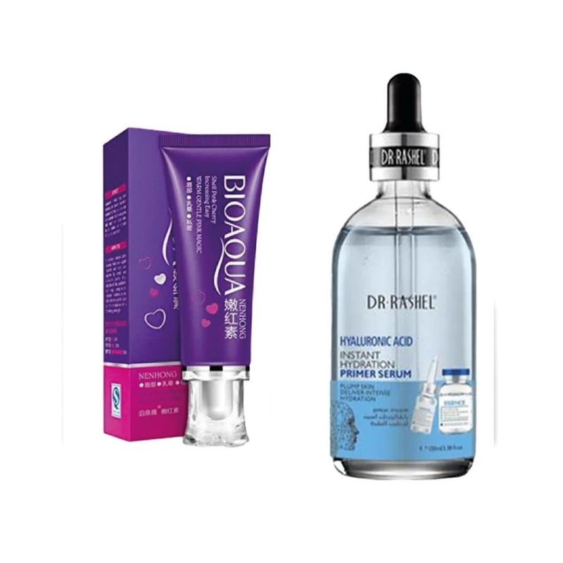 BIOAQUA - Crema Blanqueadora Corporal + Serum Ácido Hialurónico