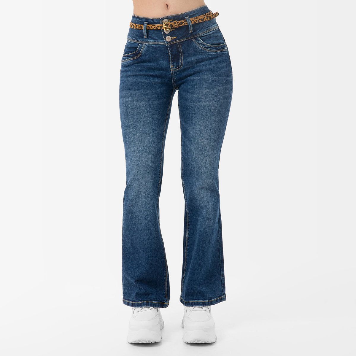 SQUEEZE - Pantalon Denim Stretch Mujer Bethzi Squeeze