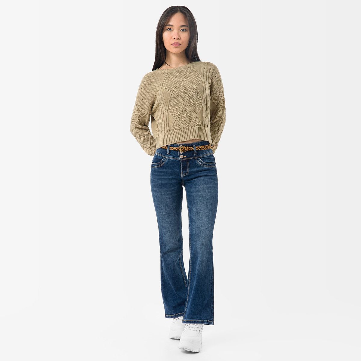 SQUEEZE - Pantalon Denim Stretch Mujer Bethzi Squeeze