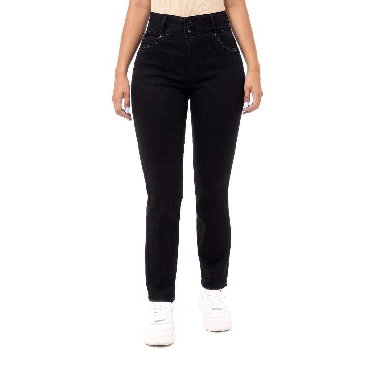 PIONIER - Pantalon Denim Stretch Mujer Attnes Pionier