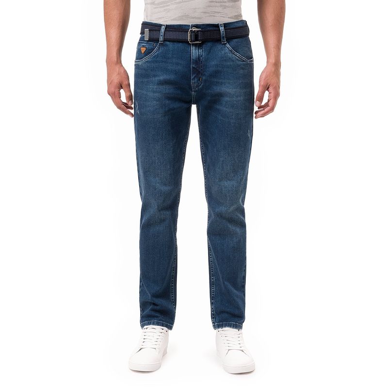 PIONIER - Pantalon Denim Stretch Hombre Arehs Pionier