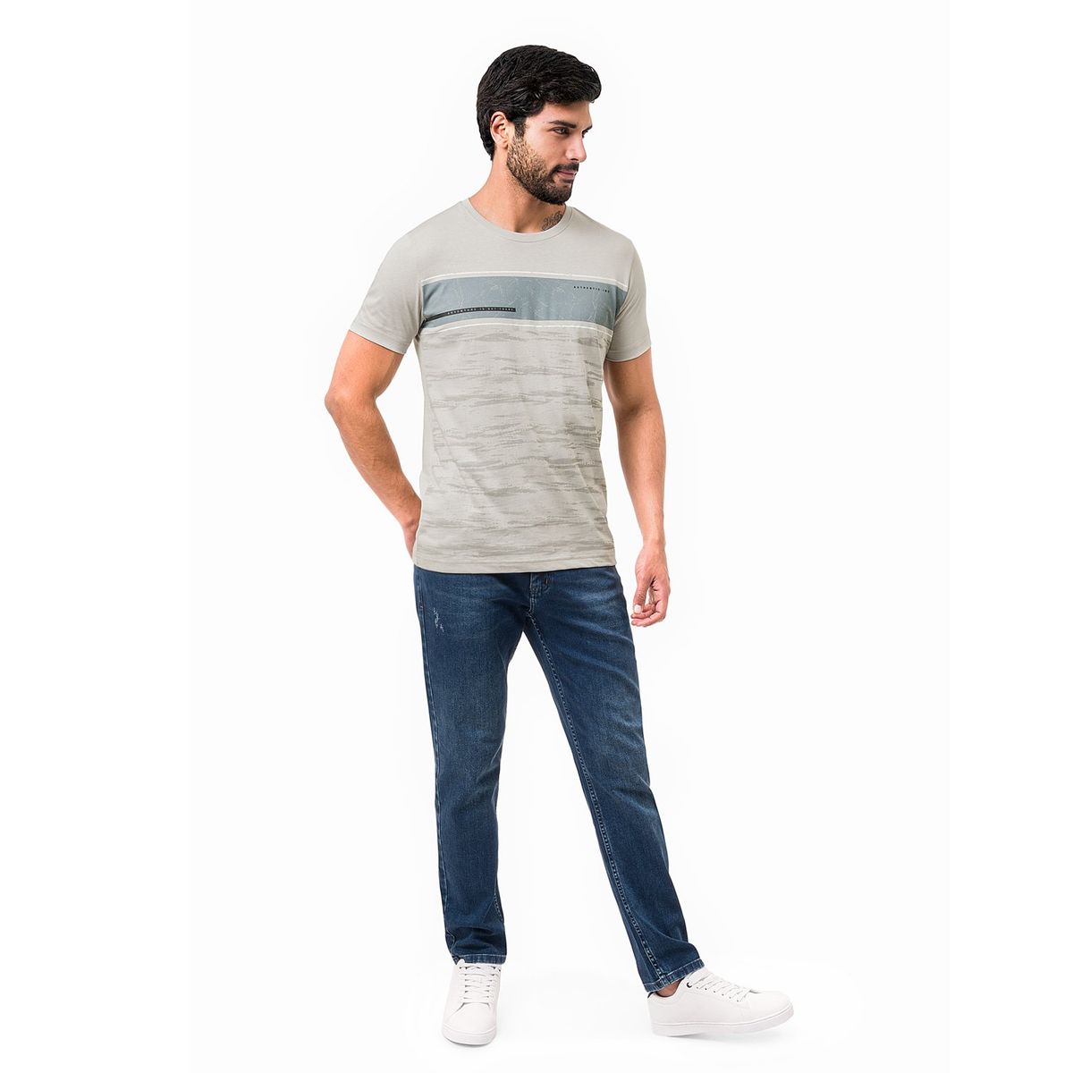 PIONIER - Pantalon Denim Stretch Hombre Arehs Pionier