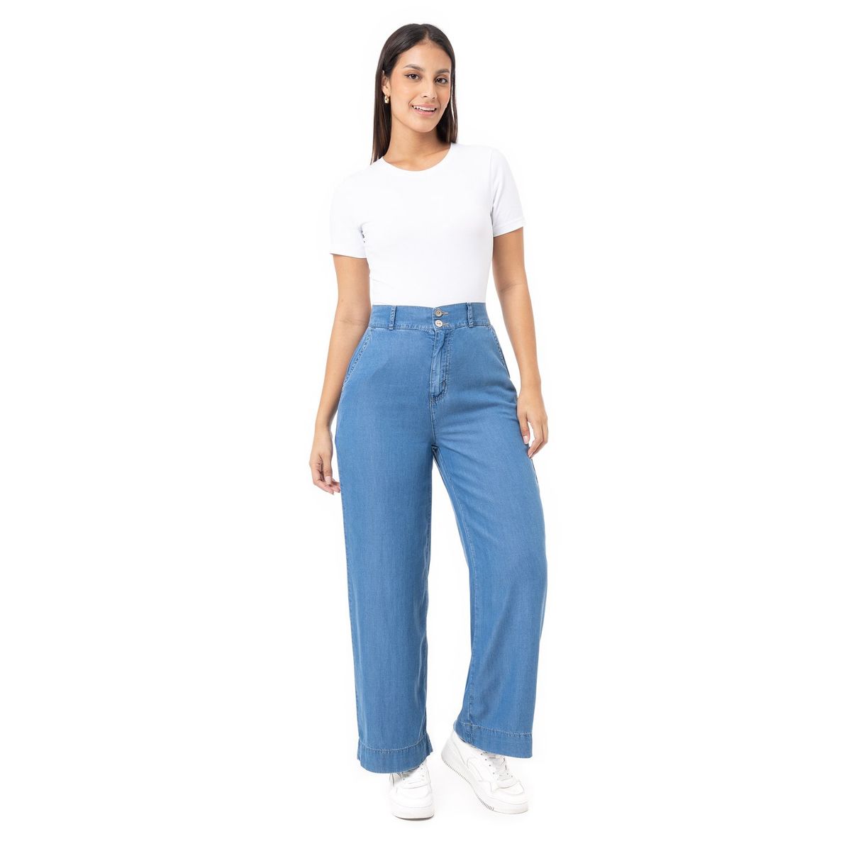 PIONIER - Pantalon Denim Mujer Manaia Pionier