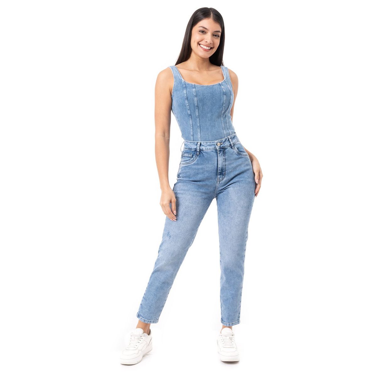 PIONIER - Pantalon Denim Stretch Mujer Madalenah Pionier