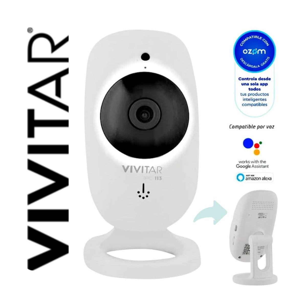 VIVITAR - CAMARA DE SEGURIDAD VIVITAR INTERIOR MODO WIFI