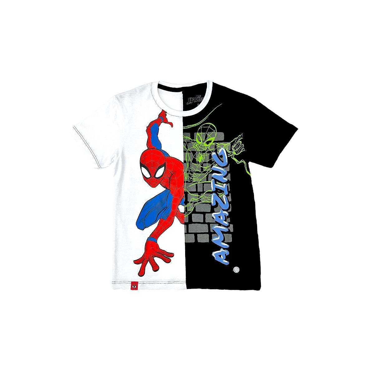 MARVEL - POLO MODA MC SPIDERMAN NEGRO