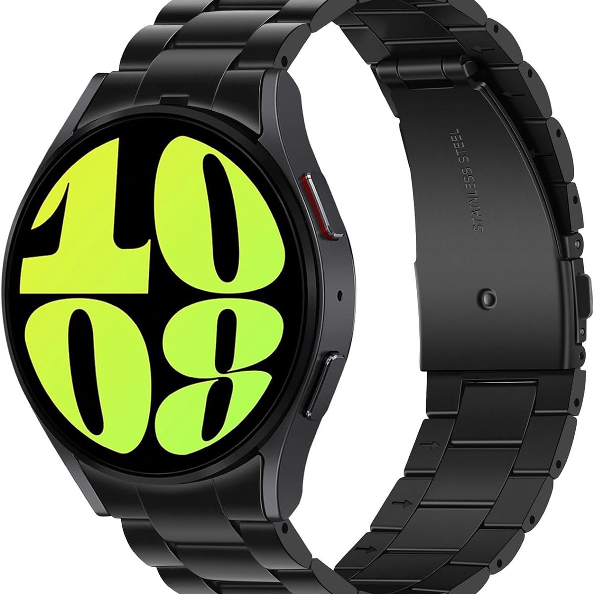 GENERICO - Correa Eslabon para Samsung Galaxy Watch 7 40mm - Negro