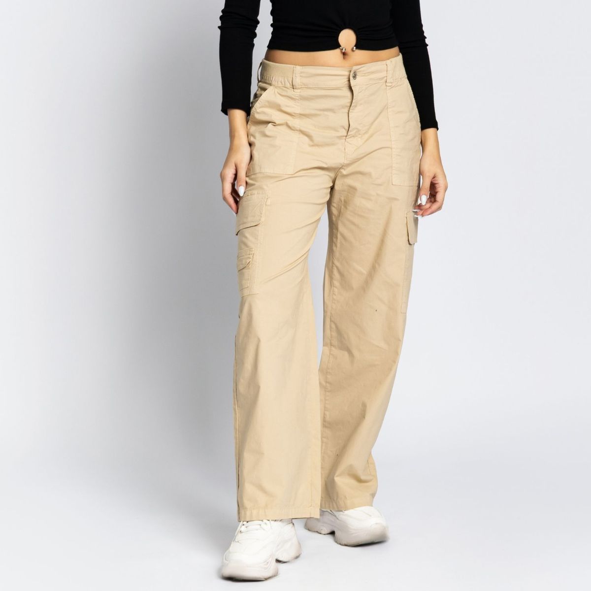PARADA 111 - PANTALON RECTO CARGO MUJER PARADA111 YESICA