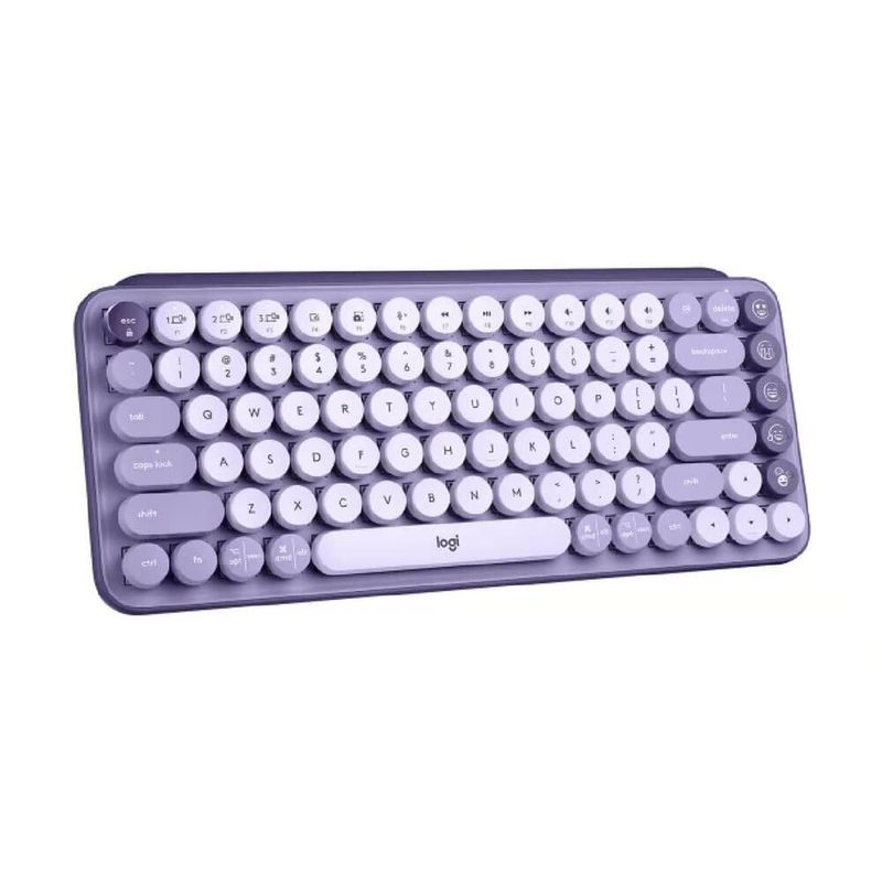 LOGITECH - TECLADO LOGITECH INALAMBRICO POP KEYS LILA 920-011519