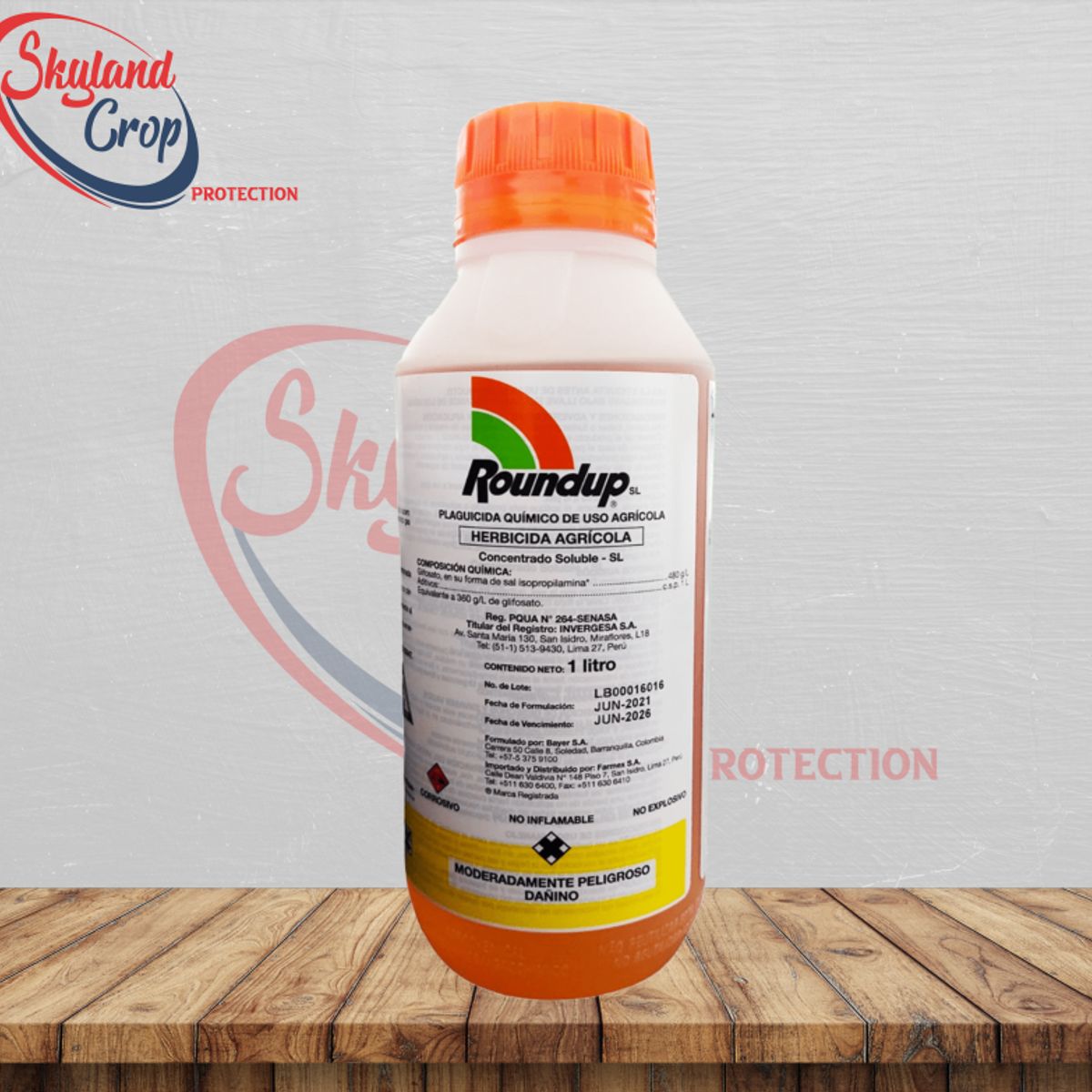 GENERICO - ROUNDUP 480g SL 1L   HERBICIDA AGRÍCOLA