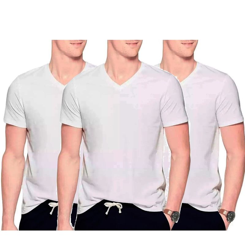 BOSTON - Pack X3 Polo Boston Cuello en V 100% algodón