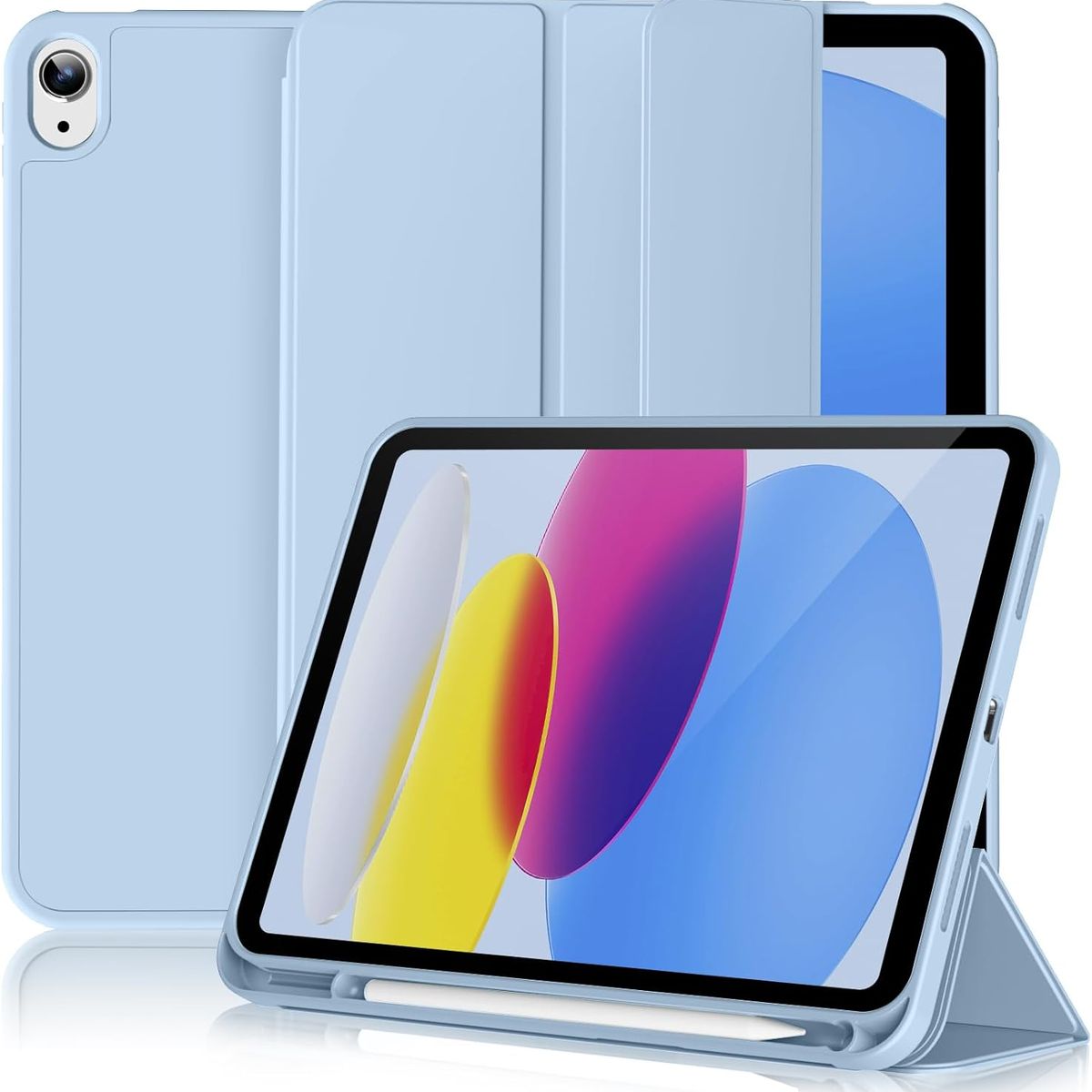 GENERICO - Case Funda Para iPad 10ma Gen 10.9 (2022) / iPad A16 (2025)Porta lápiz