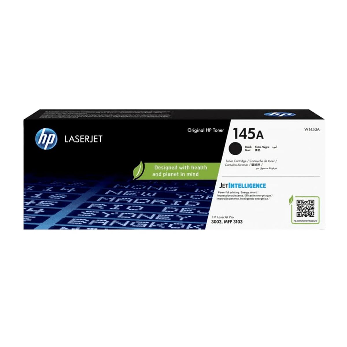 HP - Toner HP 145A W1450A Negro Pro 1700,MFP 3103