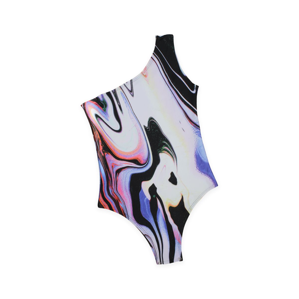 GENERICO - Body Mujer Manga Tarzan Estampado Abstracto