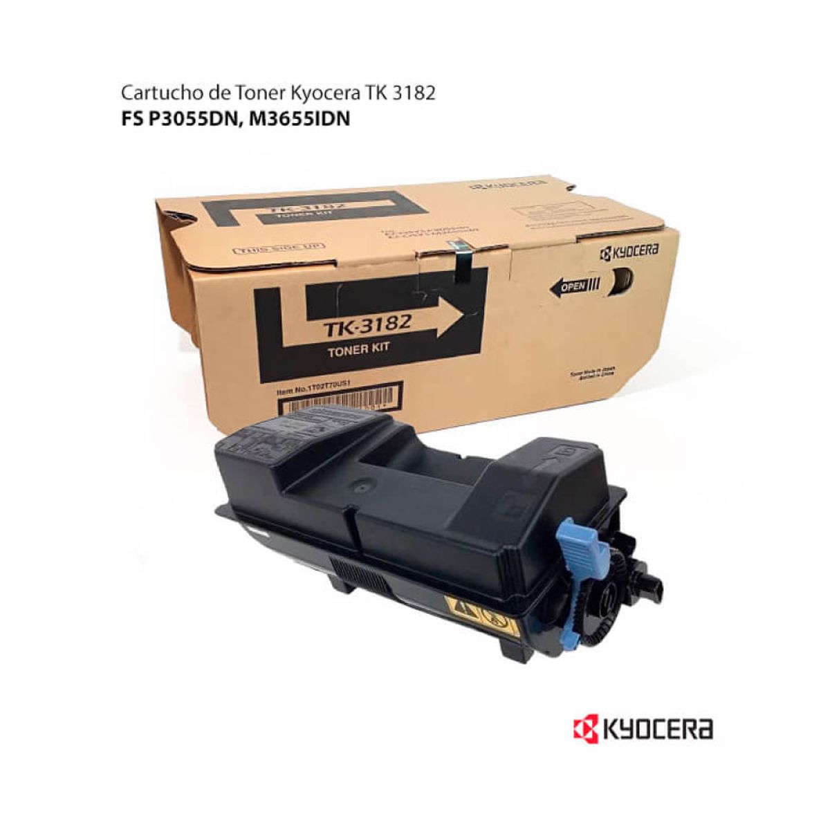 KYOCERA - TONER KYOCERA TK-3182 Negro 21,000 Paginas