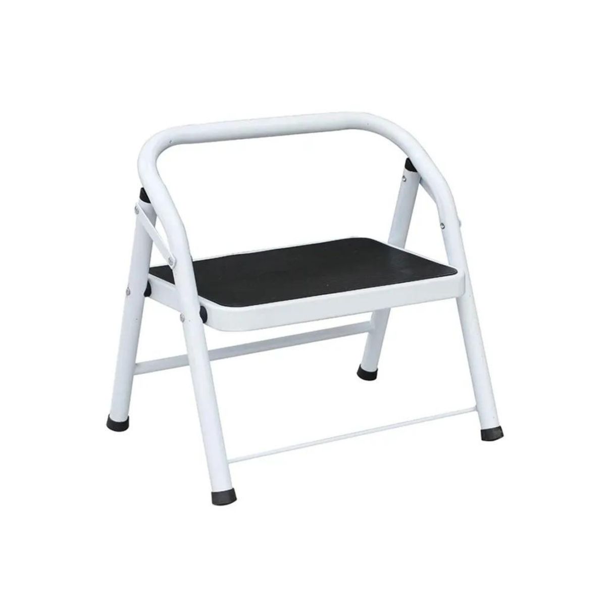 QRUBBER - Escalera plegable de acero 1 peldaño - QRubber