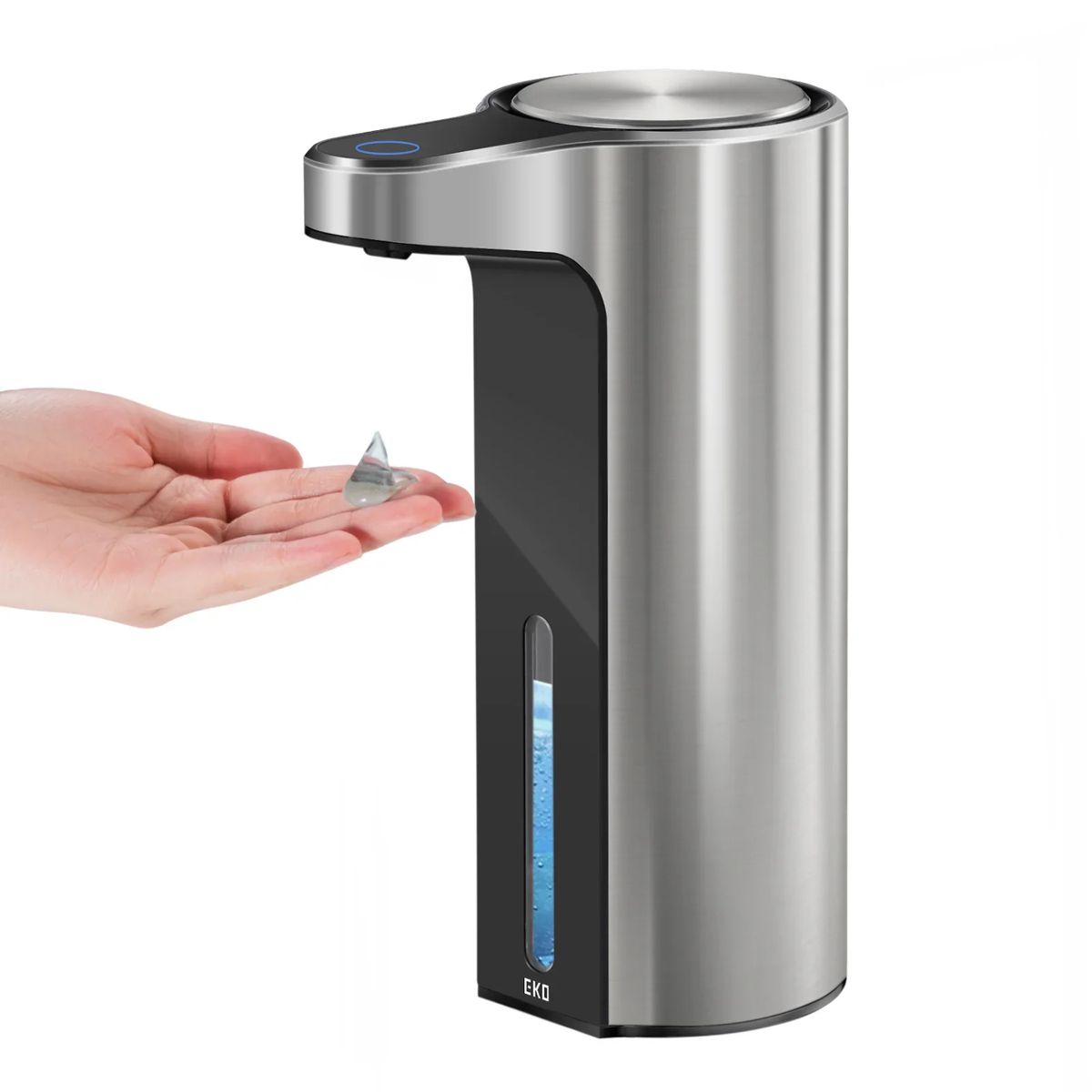 EKO - Dispensador jabón líquido sensor USB Aroma Smart 265ml plata