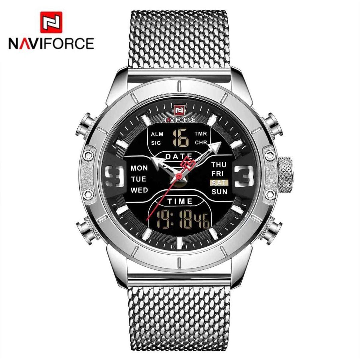 NAVIFORCE - Naviforce Plateado N25_.