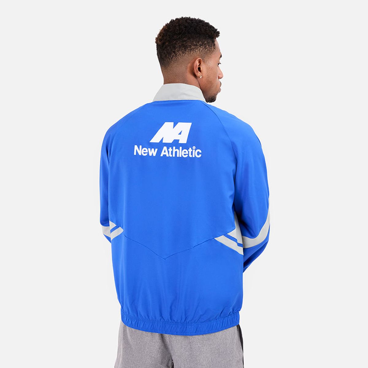 NEW ATHLETIC - Cortaviento New Athletic Warry Turquesa Con Gris Hombre