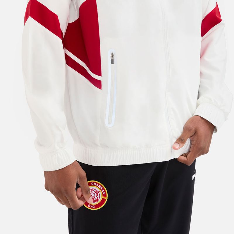 NEW ATHLETIC - Cortaviento New Athletic Logan Blanco Con Rojo Hombre