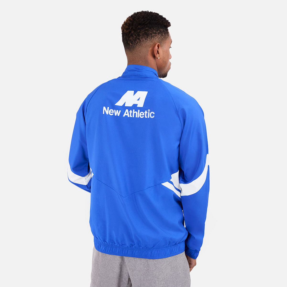 NEW ATHLETIC - Cortaviento New Athletic Logan Turquesa Con Blanco Hombre