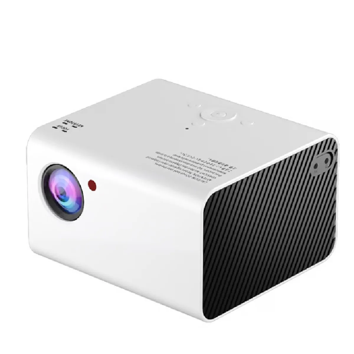 SMART - Mini Proyector Yus T10 Smart LED 1080p WiFi/ Bluetooth 2400 lúmenes hasta 200” Android