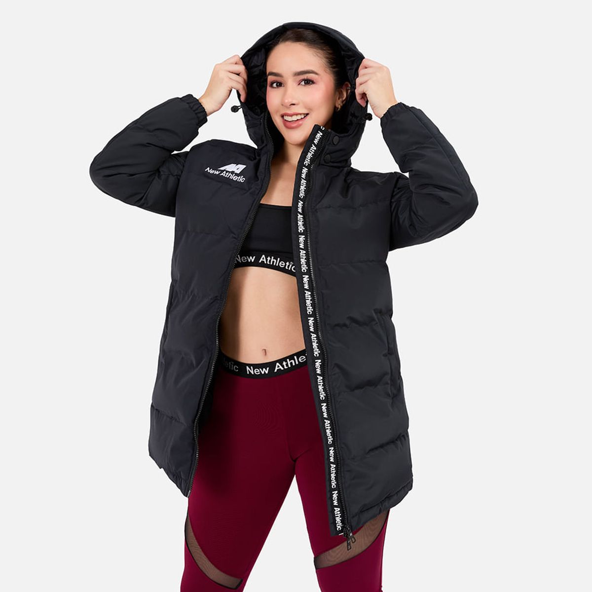 NEW ATHLETIC - Casaca New Athletic Way Negro Mujer