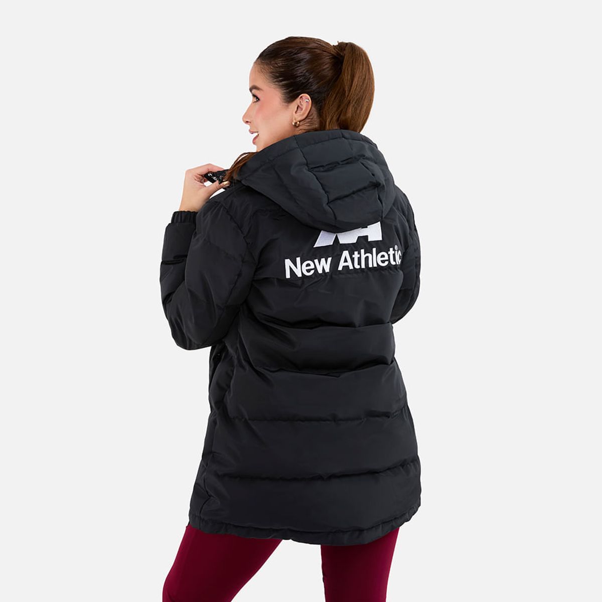 NEW ATHLETIC - Casaca New Athletic Way Negro Mujer