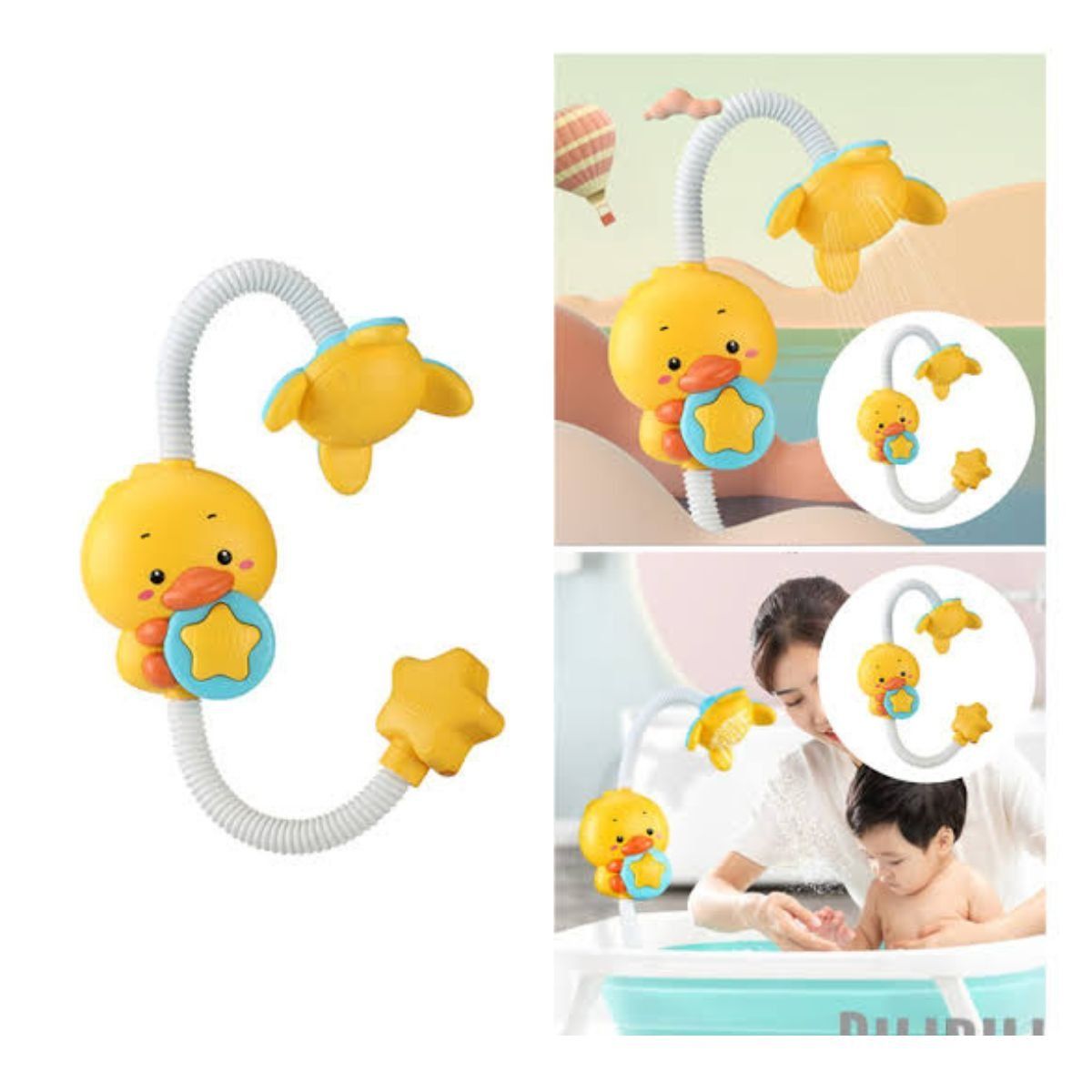 GENERICO - Ducha Patito Juguete Para Baño del Bebe Didactico