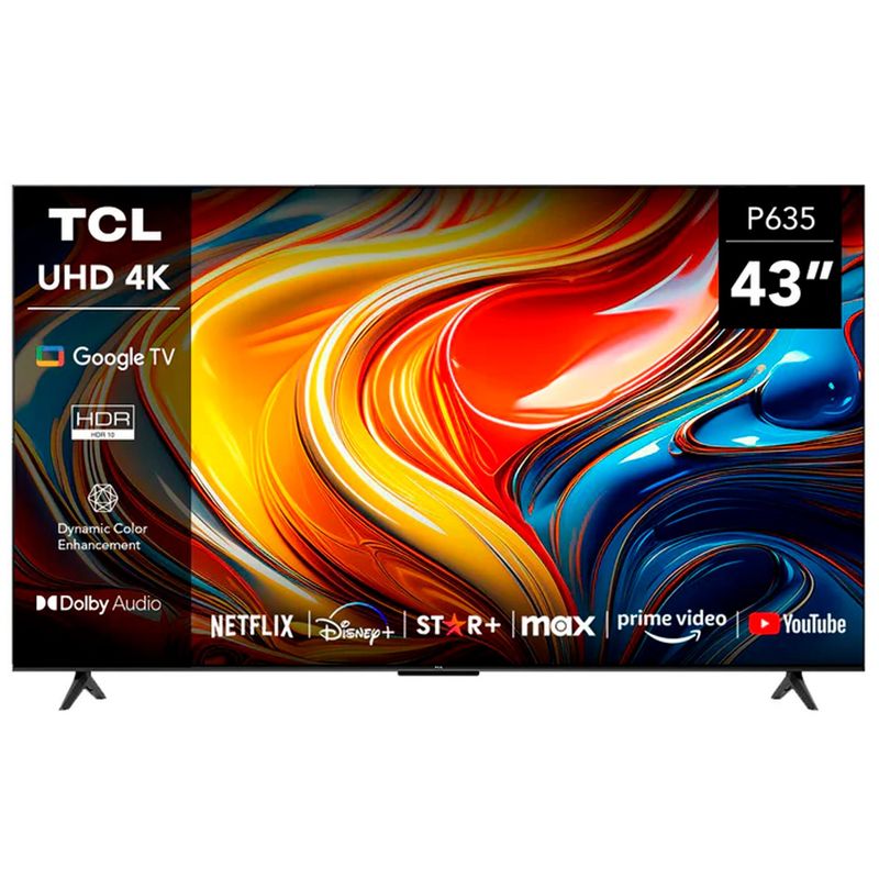 TELEVISOR TCL 43 4K UHD SMART TV GOOGLE TV - 43P635 TCL