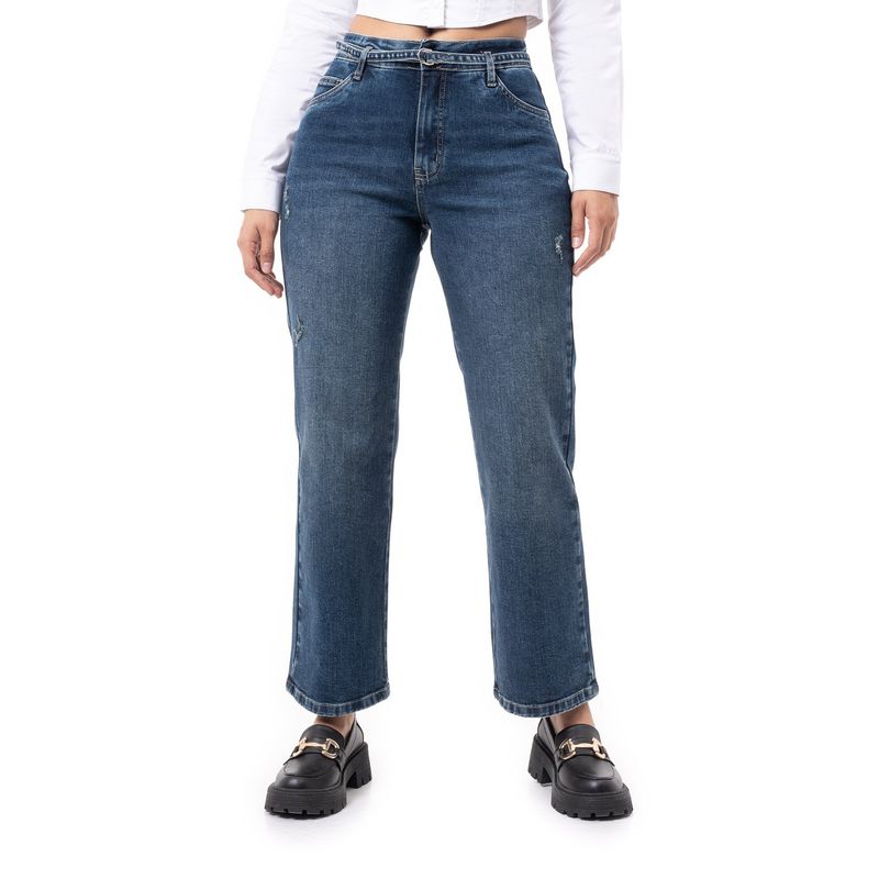 PIONIER - Pantalon Denim Stretch Mujer Saeh Pionier