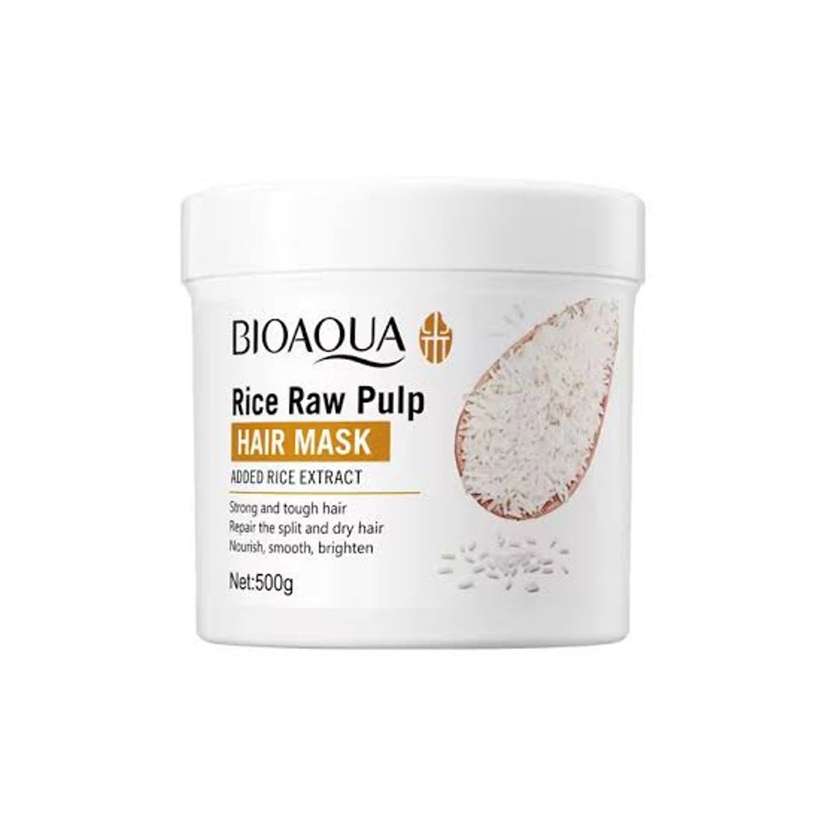 BIOAQUA - MASCARILLA CAPILAR HAIR MASK DE ARROZ  BIOAQUA