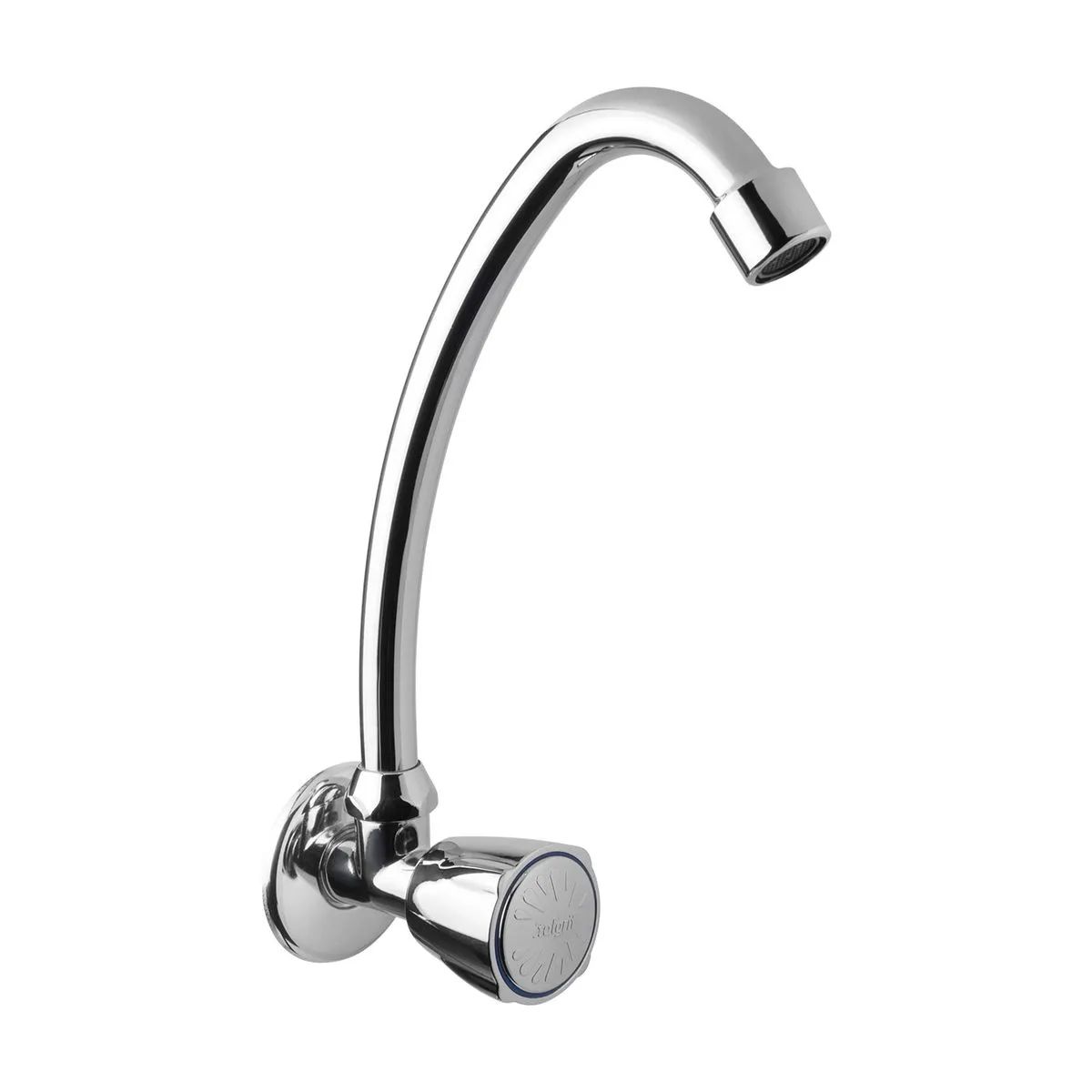 ITALGRIF - Grifería tipo Ganso para Cocina en Bronce Cromado Italgrif