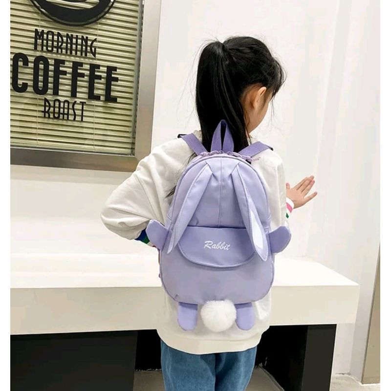 GENERICO - Mochila Kawaii Conejo Lila