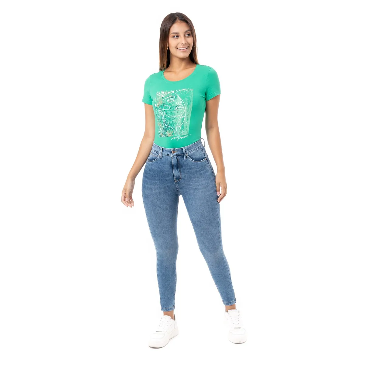 PIONIER - Pantalon Denim Stretch Mujer Brunha Pionier