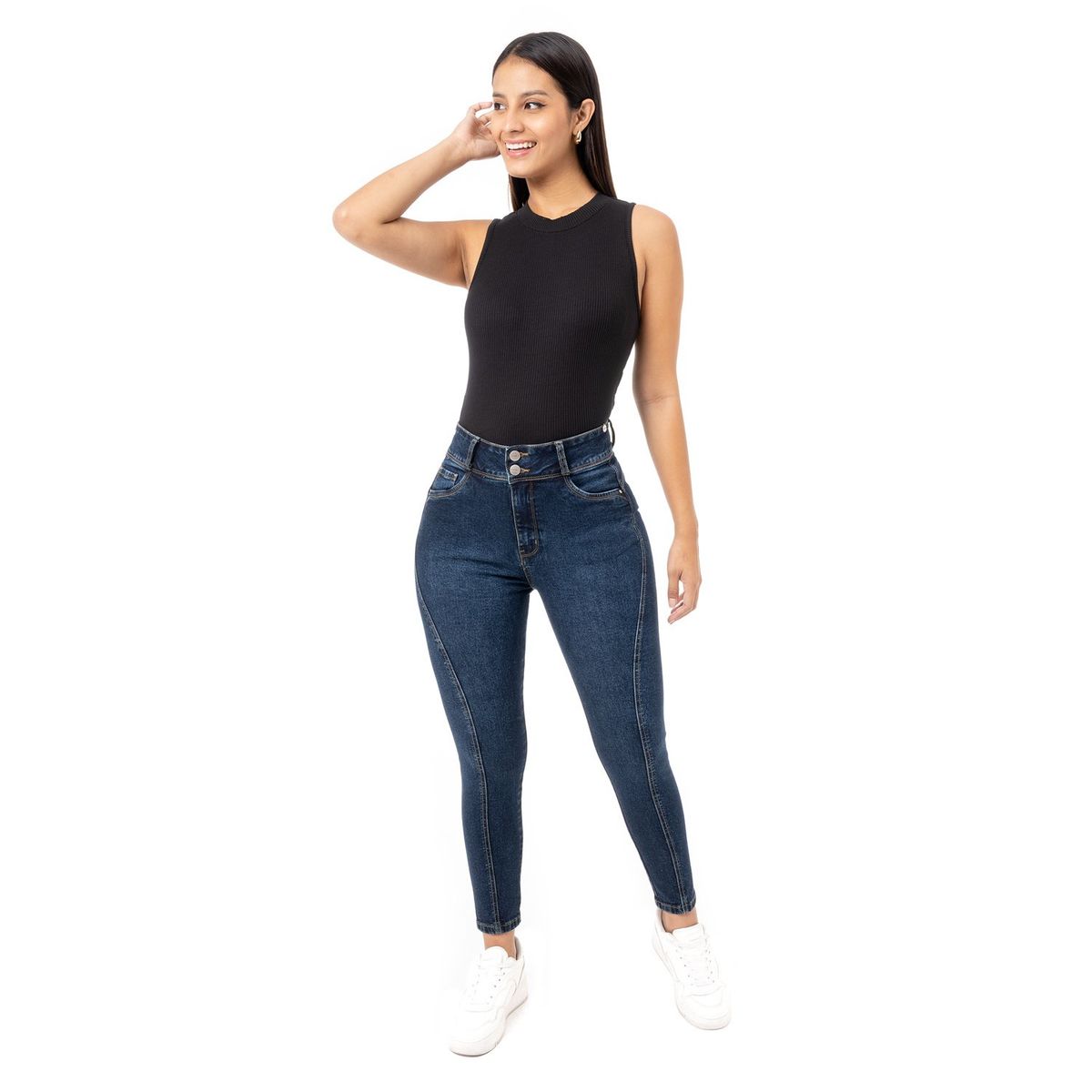 PIONIER - Pantalon Denim Stretch Mujer Blaire Pionier