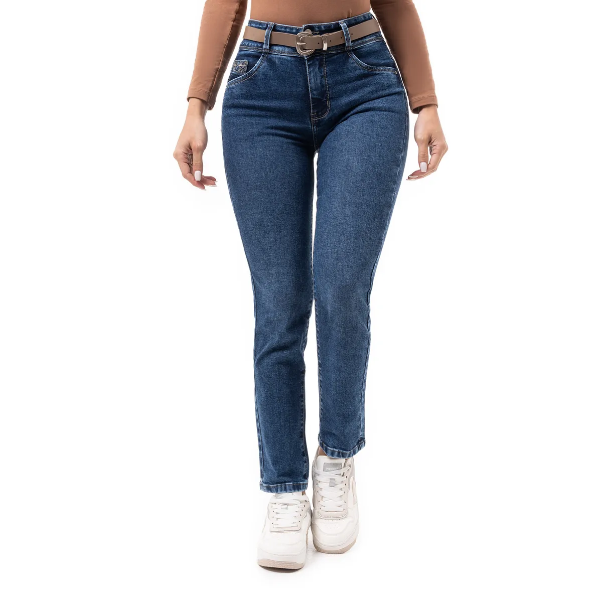 PIONIER - Pantalon Denim Stretch Mujer Aramea Pionier