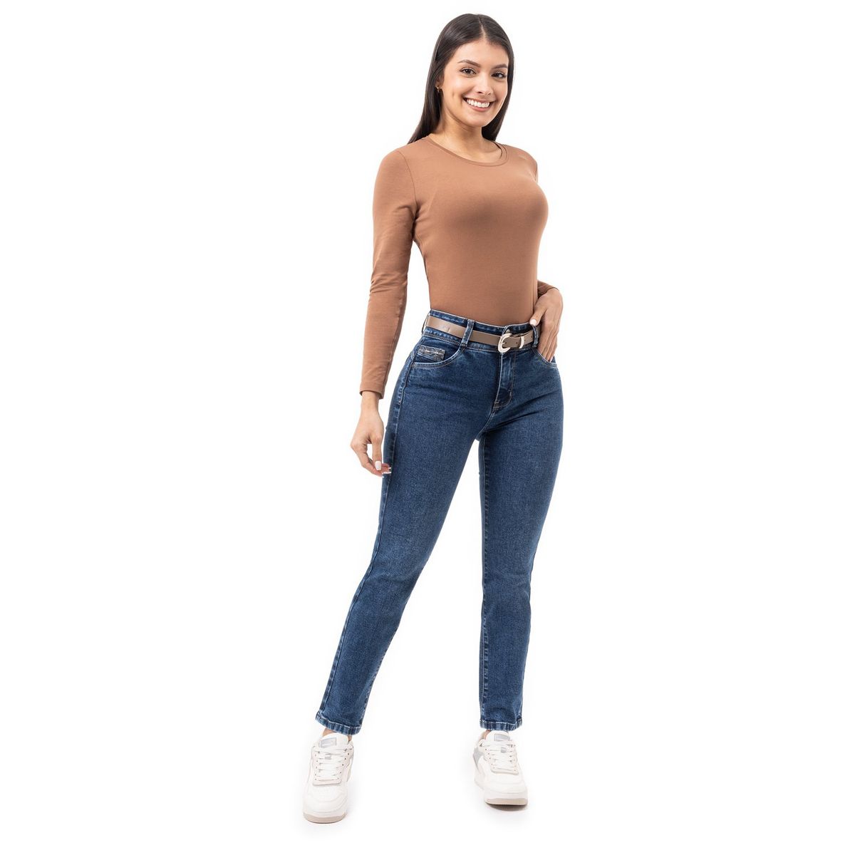 PIONIER - Pantalon Denim Stretch Mujer Aramea Pionier