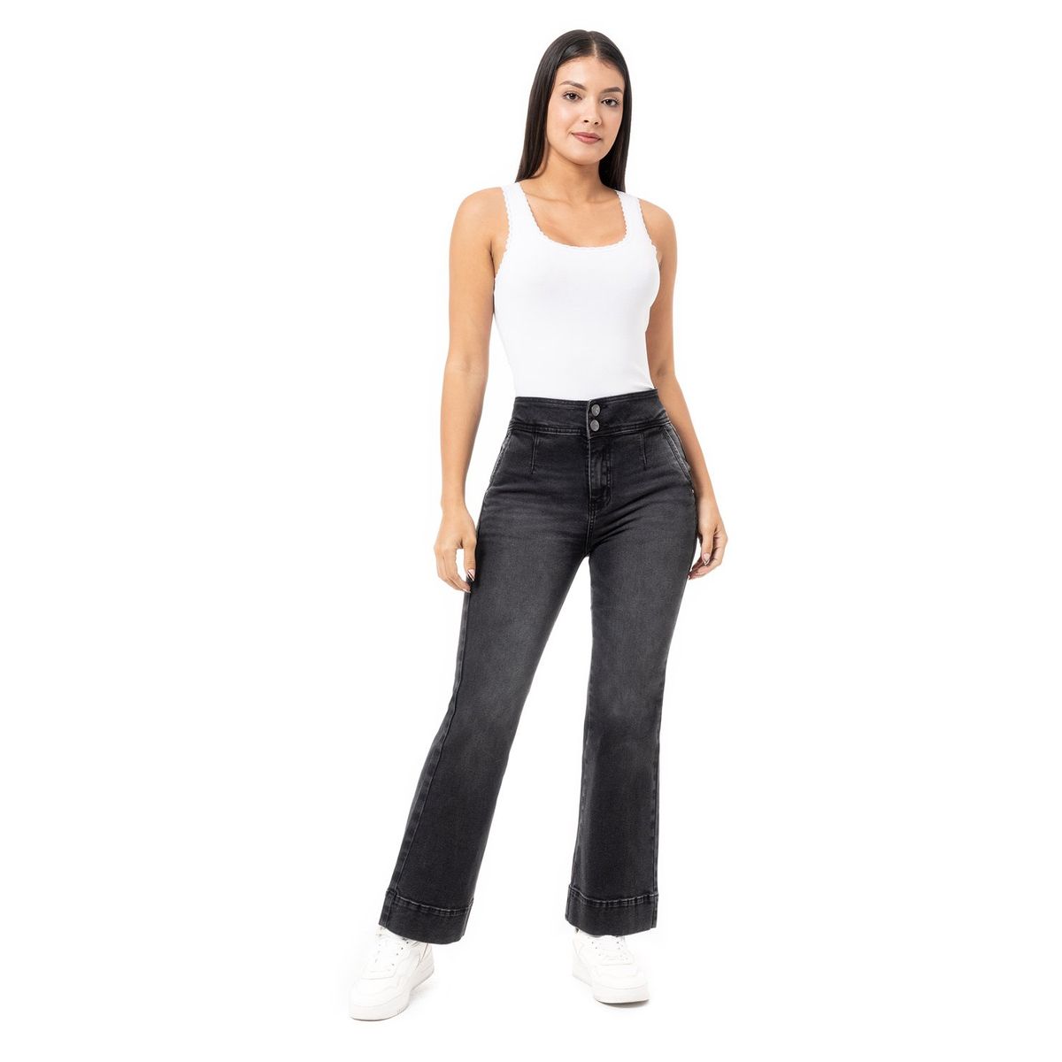 PIONIER - Pantalon Denim Stretch Mujer Amamdi Pionier