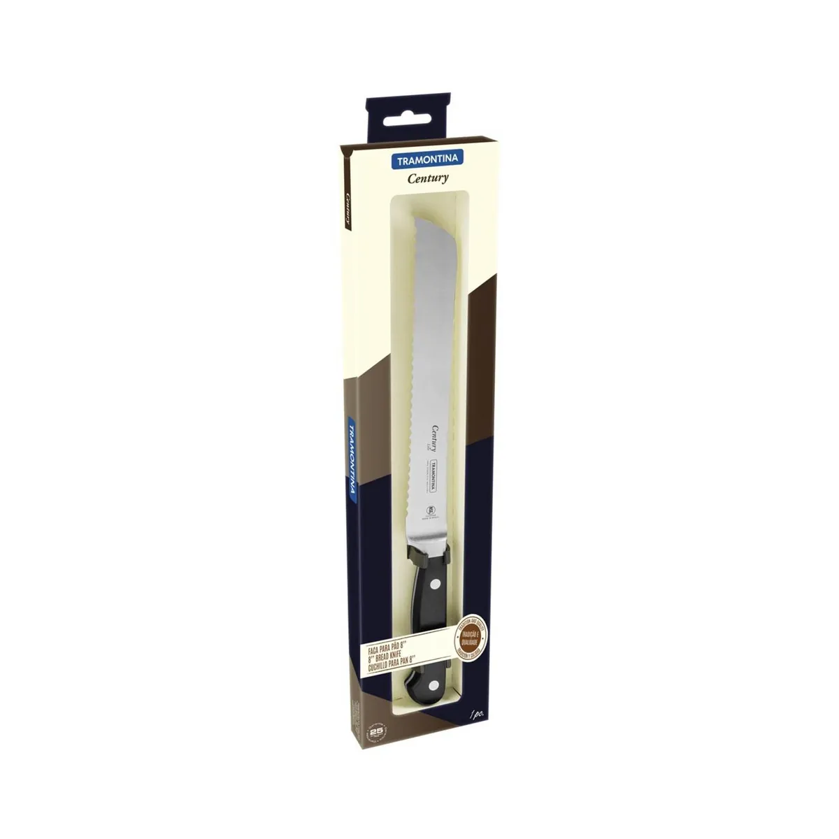 TRAMONTINA - Cuchillo para Pan  TRAMONTINA  CENTURY de Ace.Inox.#8