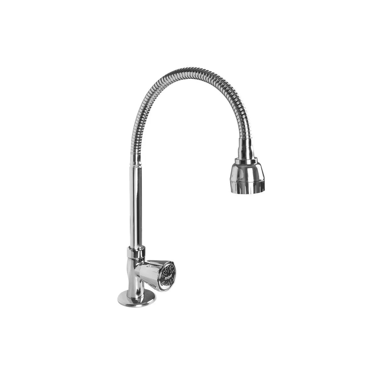 ITALGRIF - Grifería tipo Ganso para Cocina en Bronce Cromado Italgrif