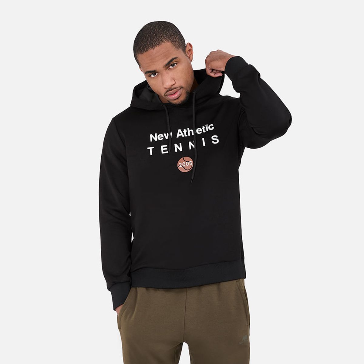 NEW ATHLETIC - Polera New Athletic Tennis Negro Hombre